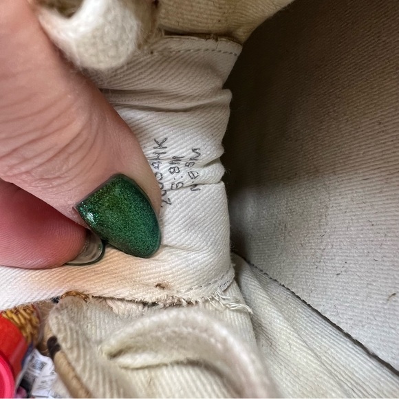 Madewell Sidewalk Low-Top Spot Dot Calf Hair Sneakers, size 8 - Picture 3 of 11